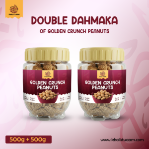 Golden Crunch Peanuts – Double Dhamaka Offer (500G + 500G)
